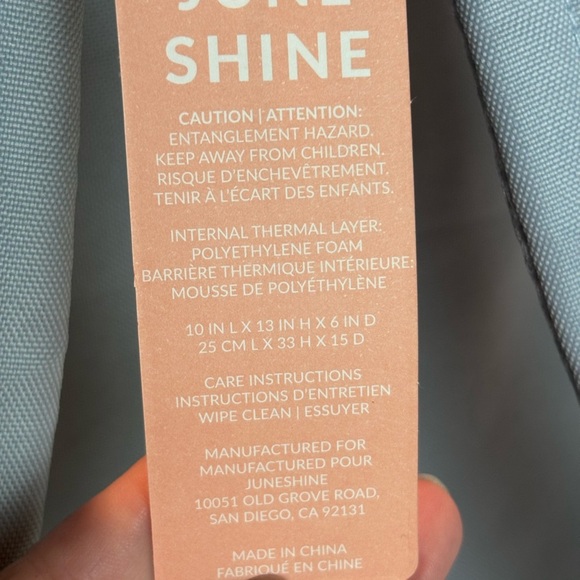 NWT June Shine Citrus Print Insulated Cooler Backpack - Picture 3 of 11